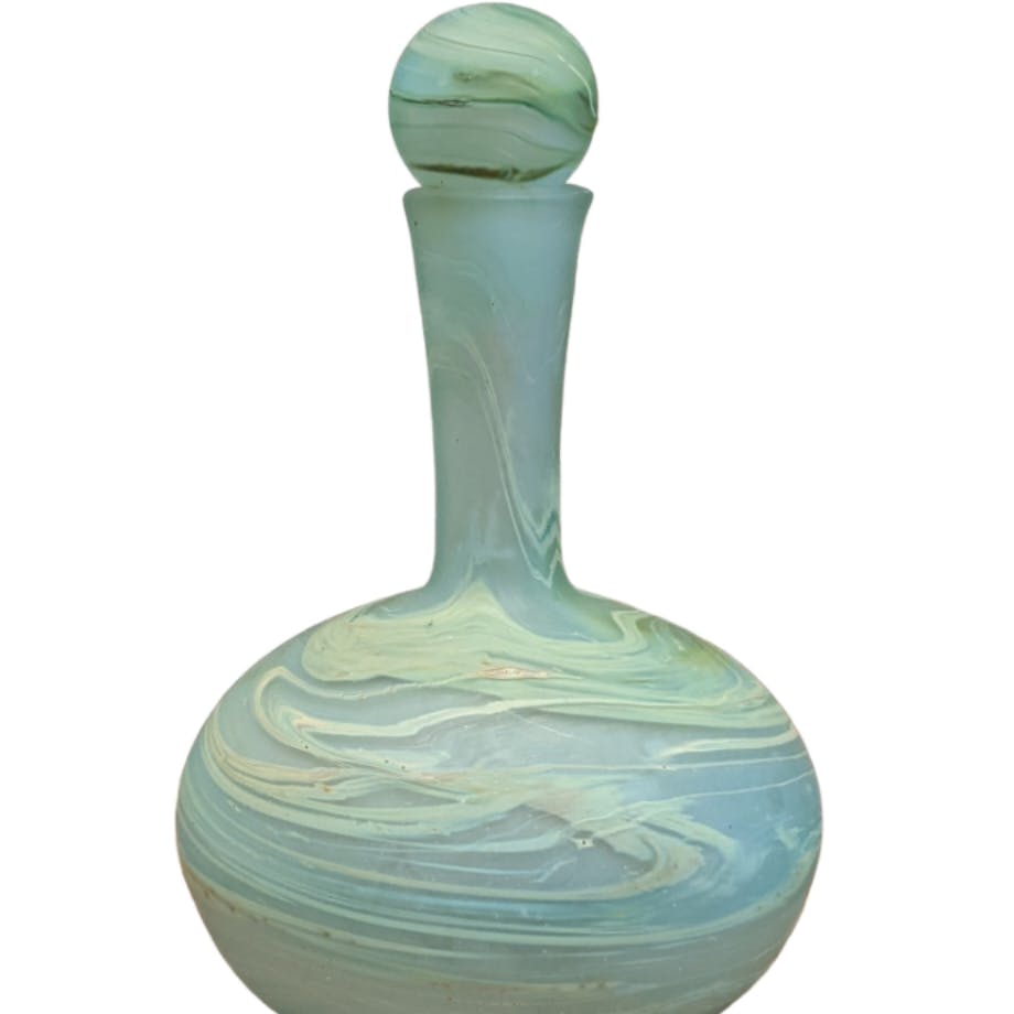 Hebron Glass Decanter - Beach Glass