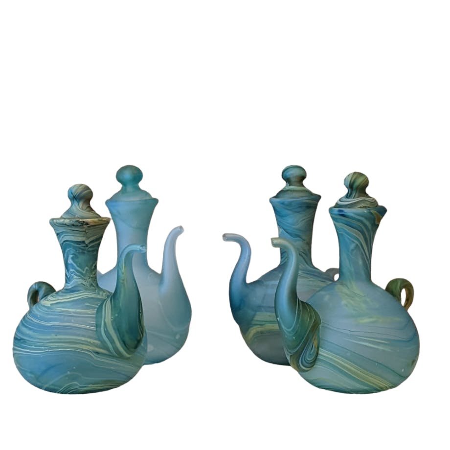 Hebron Glass Cruet long spout